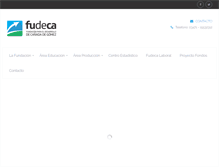 Tablet Screenshot of fudeca.org.ar